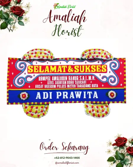 Papan Bunga Ucapan Selamat Kalidadap